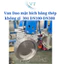 Van Dao mặt bích bằng thép không gỉ 304 DN100-DN300