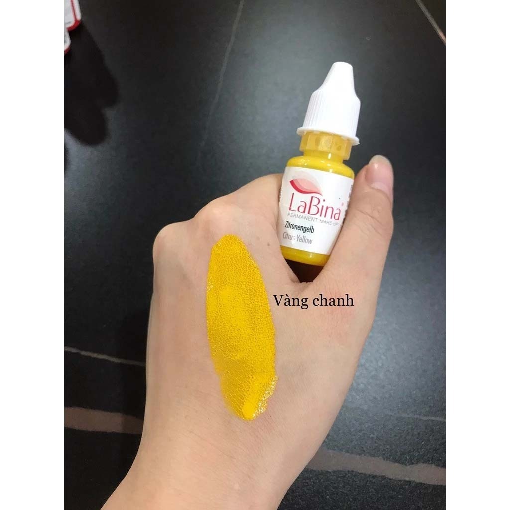 Mực Hữu Cơ LABINA Chính Hãng_Đức_Mực phun xăm_Chai chiết 5ml và Chai full 10ml