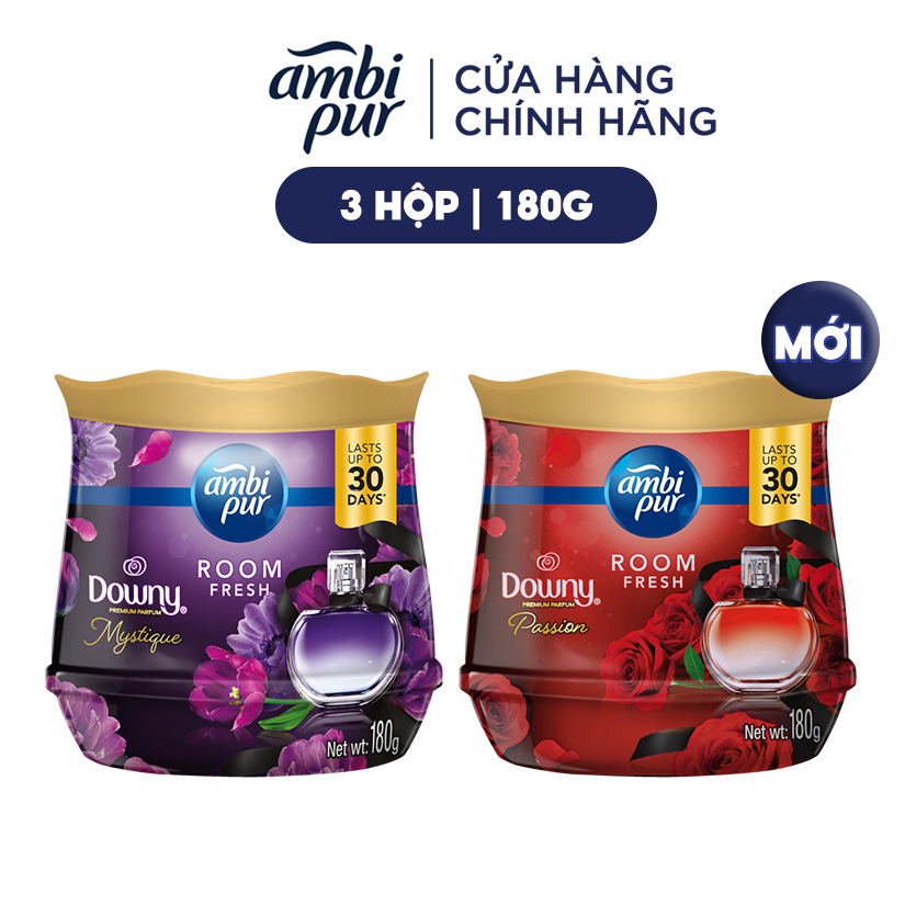 Ảnh COMBO 3 Sáp Thơm Phòng AMBI PUR Luxe Hương Đam Mê/ Huyền Bí Hộp 180Gx3 2