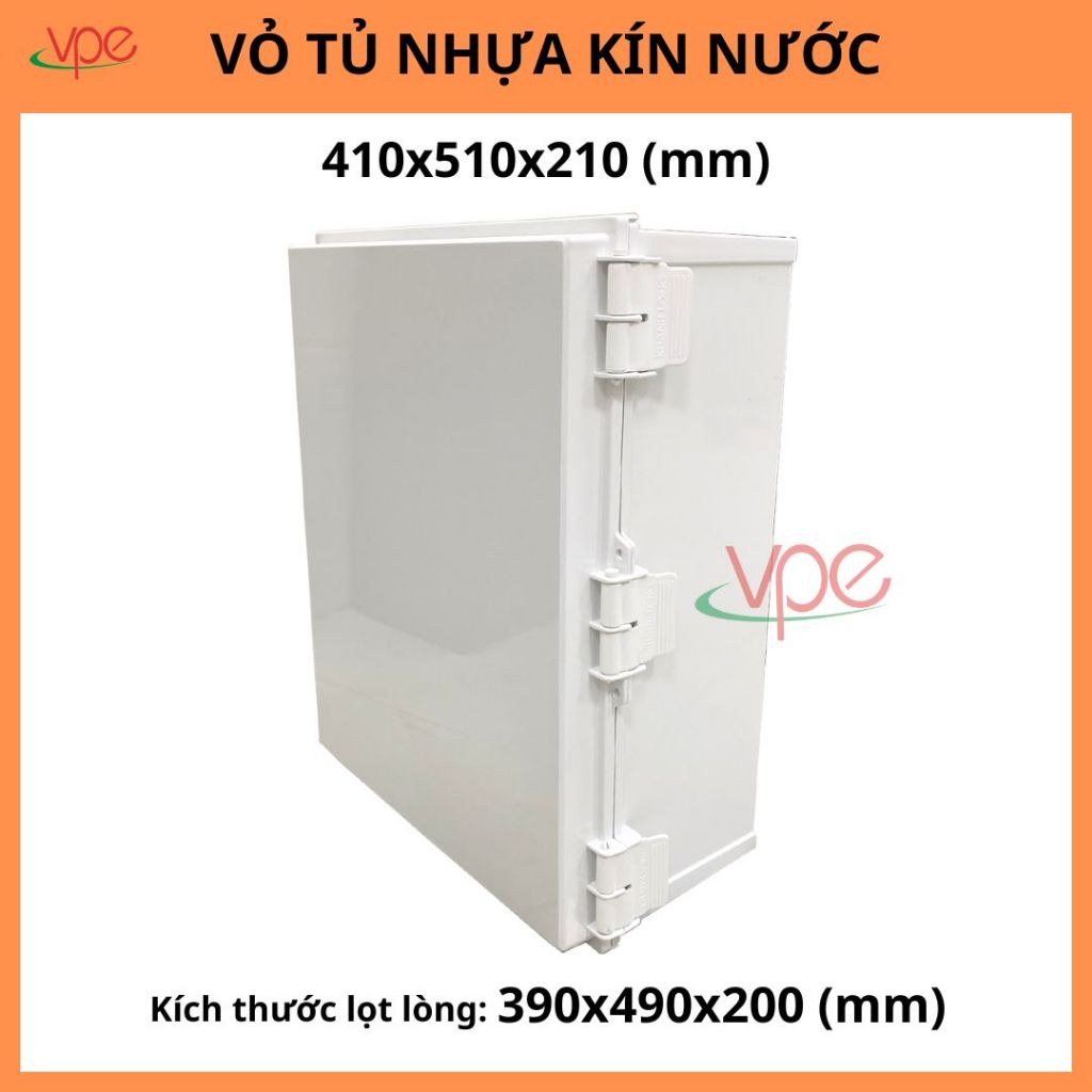 Hộp kỹ thuật nhựa ABS 410x510x210 sử dụng ngoài trời an toàn hiệu quả