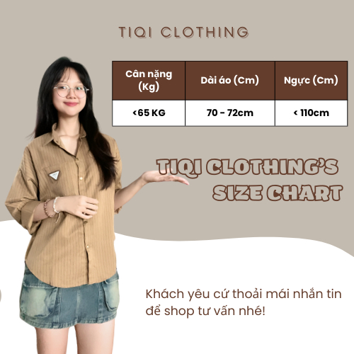 Áo Sơ Mi Kaki Nhung Kẻ Sọc Nút Bấm, Sơ Mi Kẻ Sọc Form Rộng Chất Vải Dày Dặn