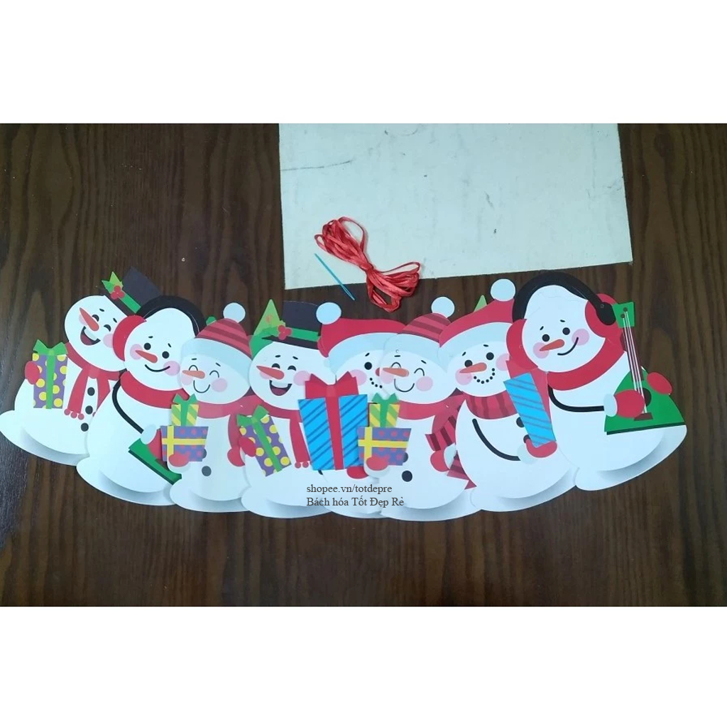 Dây chữ trang trí Giáng sinh - Dây cờ Noel nhiều mẫu đẹp