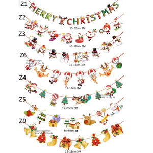 Dây chữ trang trí Giáng sinh - Dây cờ Noel nhiều mẫu đẹp
