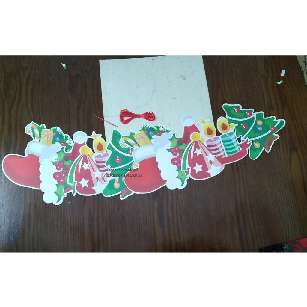 Dây chữ trang trí Giáng sinh - Dây cờ Noel nhiều mẫu đẹp