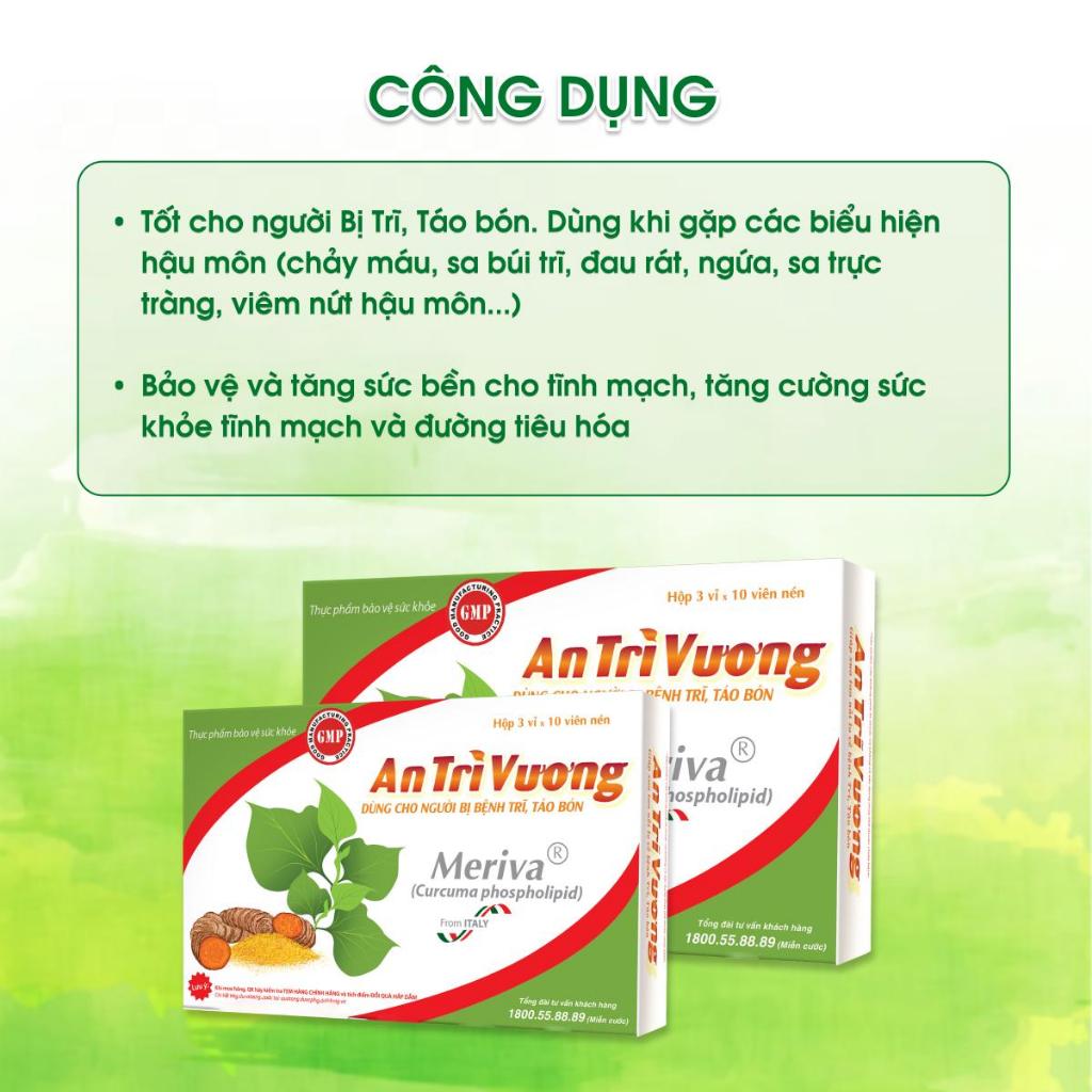 Ảnh Viên Uống An Trĩ Vương Cải Thiện Tình Trạng Trĩ, Táo Bón, Giảm Đau Rát(An Toàn Cho Phụ Nữ Mang Thai) 4