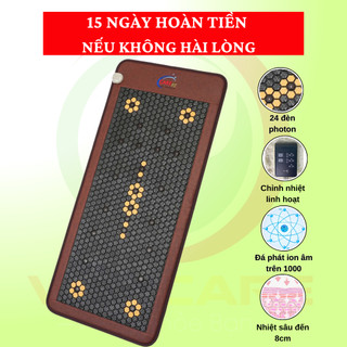 Thảm đá nóng Carefit Kích Thước 70 x 160cm 24 Đèn Hồng Ngoại (Đèn Laser) Cao Cấp