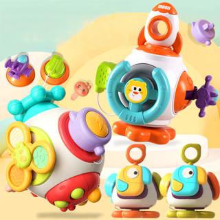 Đồ Chơi Trứng Bận Rộn Busy Egg Hộp Khối Quả Cầu Không Gian Đa Năng 6in1 Cầm Tay Cho Bé Phát Triển Trí Tuệ 89087
