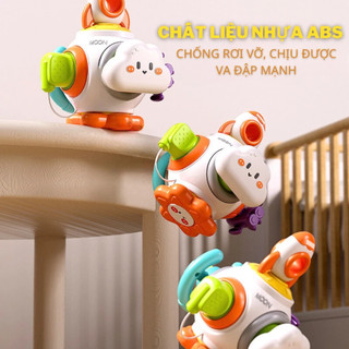 Đồ Chơi Trứng Bận Rộn Busy Egg Hộp Khối Quả Cầu Không Gian Đa Năng 6in1 Cầm Tay Cho Bé Phát Triển Trí Tuệ 89087