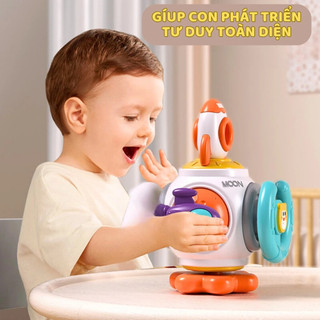 Đồ Chơi Trứng Bận Rộn Busy Egg Hộp Khối Quả Cầu Không Gian Đa Năng 6in1 Cầm Tay Cho Bé Phát Triển Trí Tuệ 89087