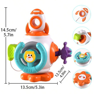 Đồ Chơi Trứng Bận Rộn Busy Egg Hộp Khối Quả Cầu Không Gian Đa Năng 6in1 Cầm Tay Cho Bé Phát Triển Trí Tuệ 89087