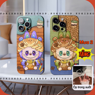 Miếng dán Skin Mặt lưng Sau full viền Labubu Dành Cho 16 pro max 15 pro max 14 pro max 13 pro max 12 pro max