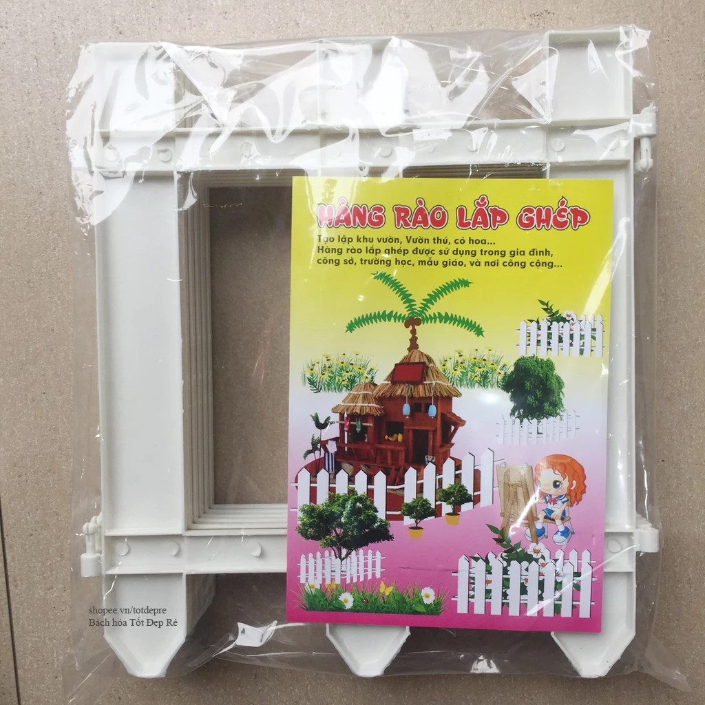 1,6m Hàng rào nhựa trang trí cây thông Noel