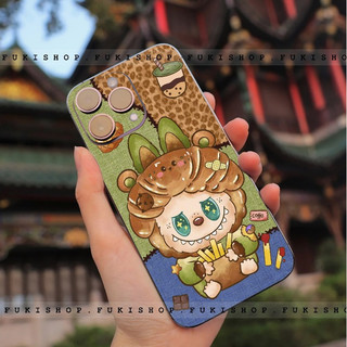 Miếng dán Skin Mặt lưng Sau full viền Labubu Dành Cho 16 pro max 15 pro max 14 pro max 13 pro max 12 pro max