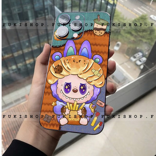 Miếng dán Skin Mặt lưng Sau full viền Labubu Dành Cho 16 pro max 15 pro max 14 pro max 13 pro max 12 pro max
