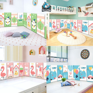 Tấm Xốp Dán Tường 3D Bảo Vệ Trang Trí Phòng Ngủ Cho Bé, Xốp Dán Tường Hình Hoạt Hình Ngộ Nghĩnh