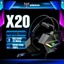 Tai nghe chơi game ONIKUMA X20 RGB Chống ồn, Âm thanh vòm 7.1, Đèn led RGB