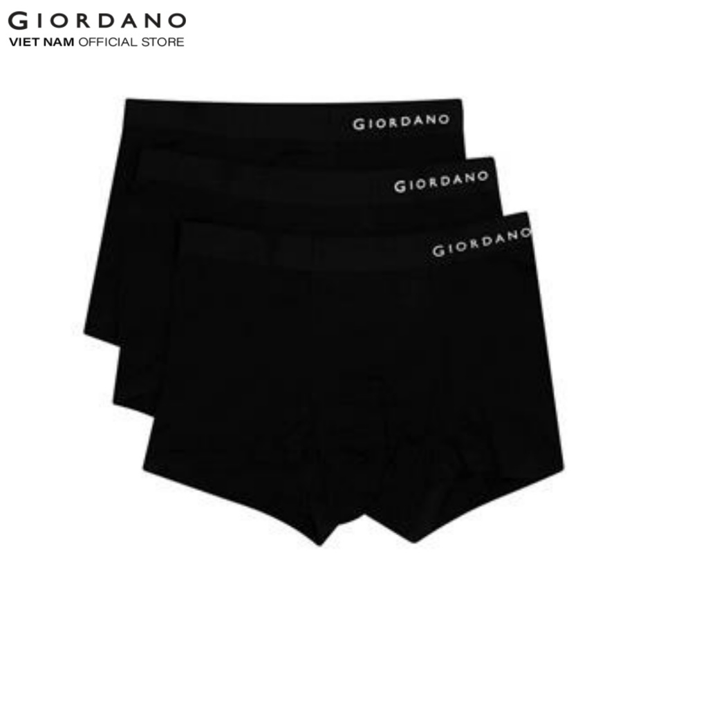 Ảnh GIORDANO Bộ 3 Quần Lót Nam Ice Silk Men's Trunk 01172402 1