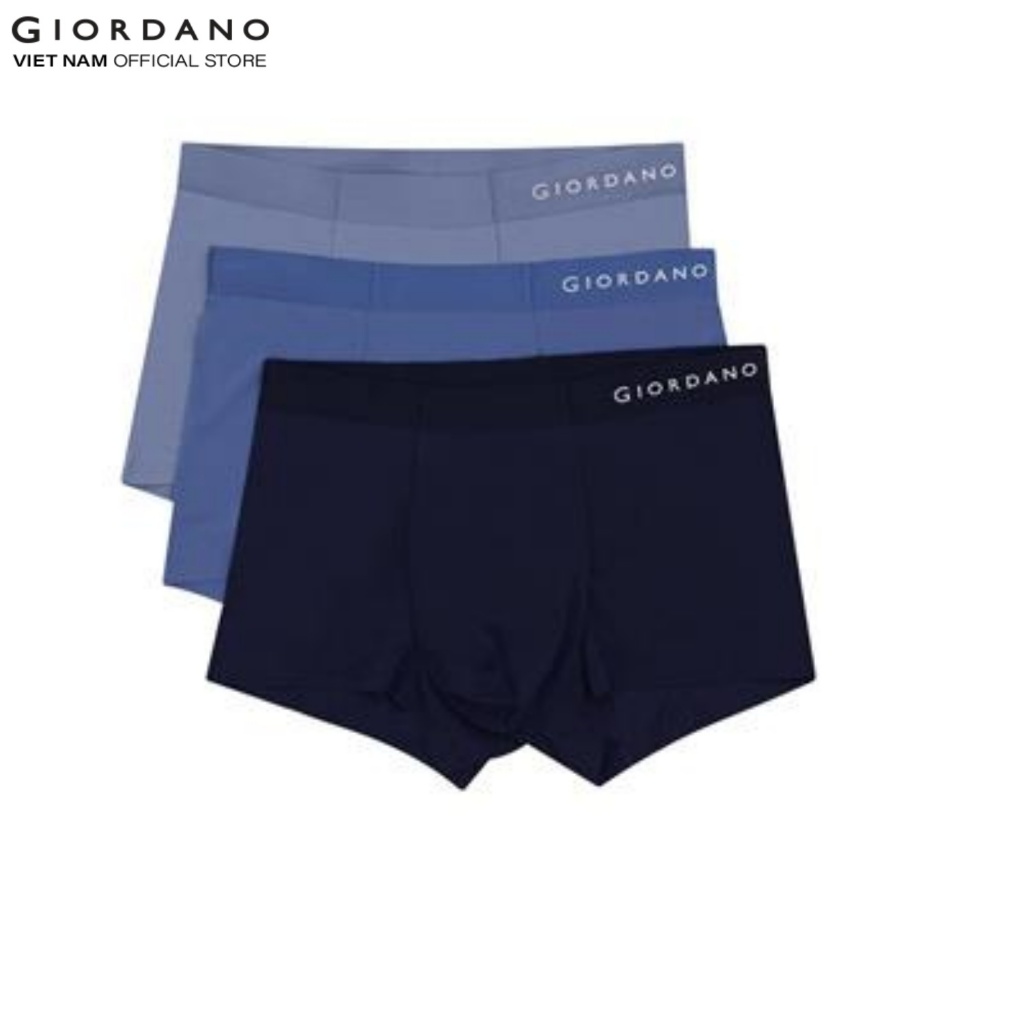 Ảnh GIORDANO Bộ 3 Quần Lót Nam Ice Silk Men's Trunk 01172402 2
