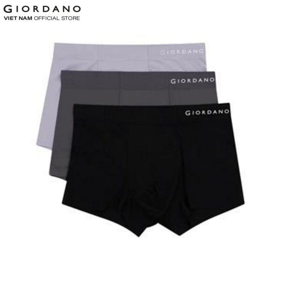 Ảnh GIORDANO Bộ 3 Quần Lót Nam Ice Silk Men's Trunk 01172402 3