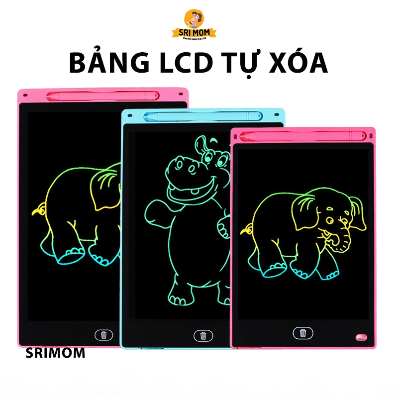 Bảng Vẽ Điện Tử Thông Minh Tự Động Xóa, Bảng LCD Viết Tự Xóa - Thúc Đẩy Tư Duy Sáng Tạo Cho Bé, Đồ Chơi Giáo Dục Cho Bé