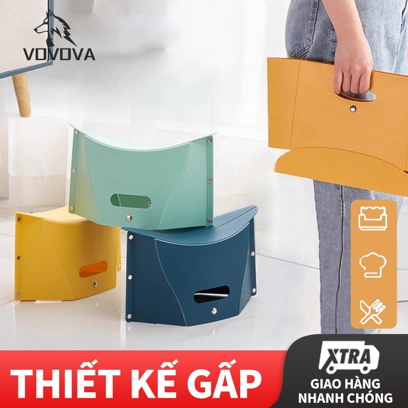 Ghế Nhựa Xếp Gọn VOVOVA Thiết Kế Rỗ Ghế Gấp Gọn Chất | Shopee Việt Nam