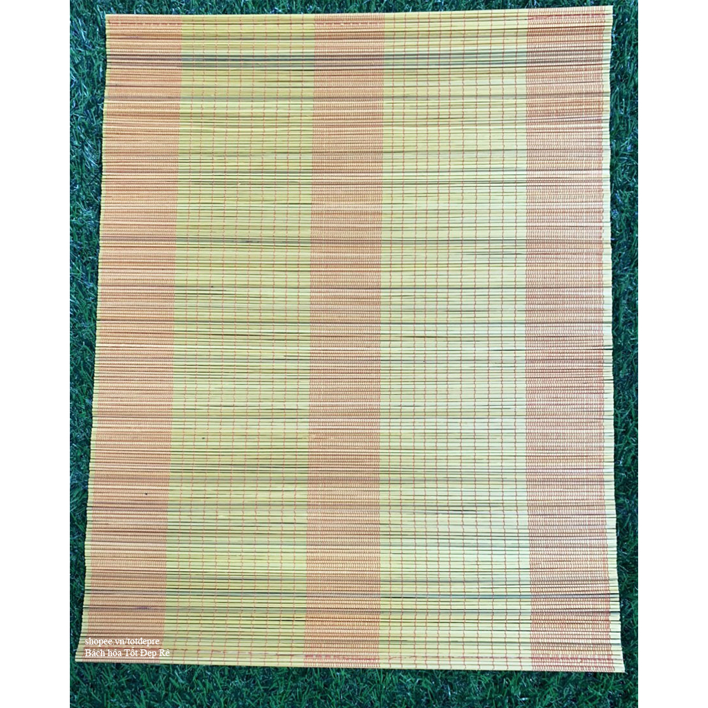 Tâm Mành tre trang trí Tết cỡ 30x30cm 30x40cm dùng làm nến gắn phụ kiện Tết Trung Thu hoặc làm mành cuốn cơm cuộn