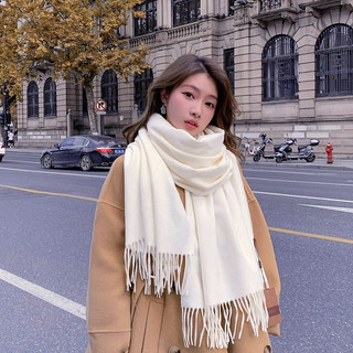 Khăn Choàng Quàng Cổ Trơn Chất cashmere nhiều màu Bản To 90x190cm K16
