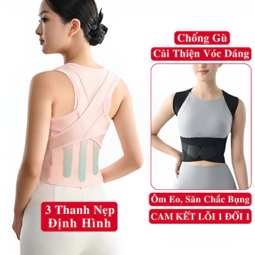 Đai Chống Gù Lưng Nữ Cao Cấp Andego Hỗ Trợ Cải Thiện Vóc Dáng. Đai Lưng Chống Gù Nữ Mã Phoenix