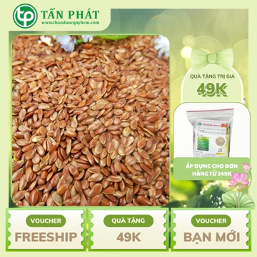 [Túi lớn 500gram] Hạt lanh sấy khô - Thơm ngon bổ dưỡng - chuyên dùng để an kiêng