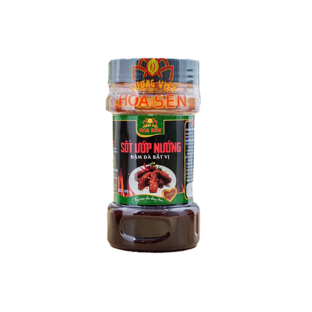 Combo 6 hủ -  Sốt ướp nướng 100g, đậm đà bắt vị - Tương Việt Hoa Sen