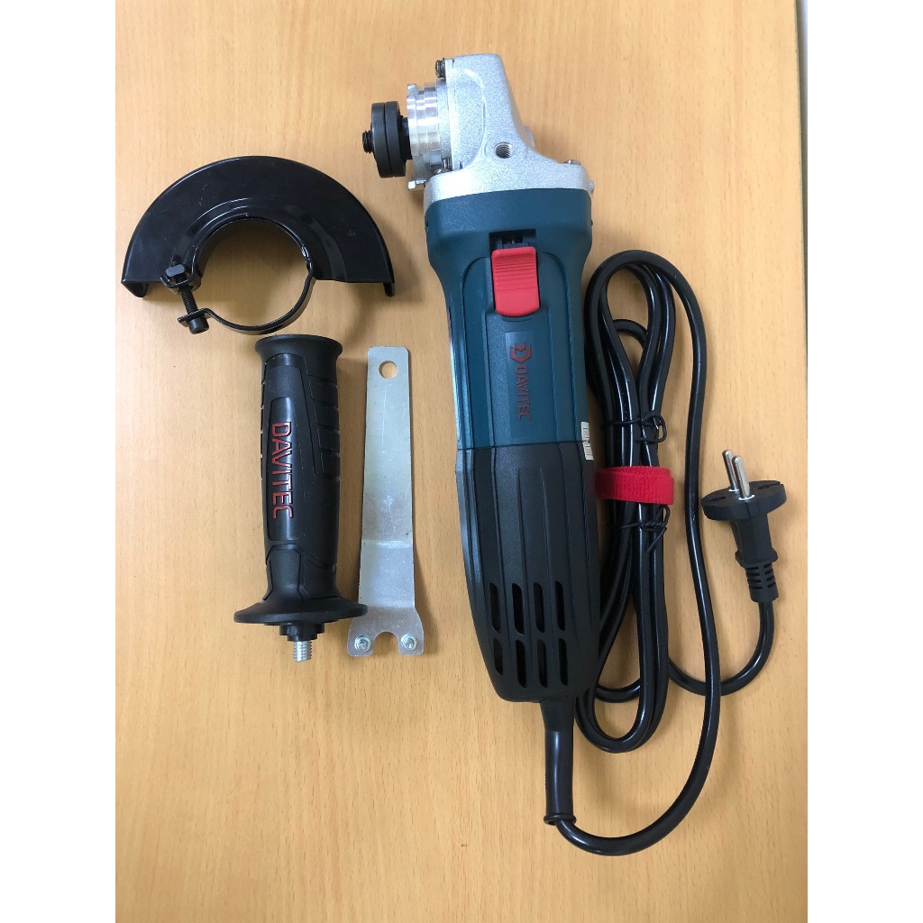 Máy mài góc/ máy cắt cầm tay DV1100C đĩa 100mm công suất 850W motor dây đồng, linh kiện phổ thông - Tặng 5 đá cắt 107