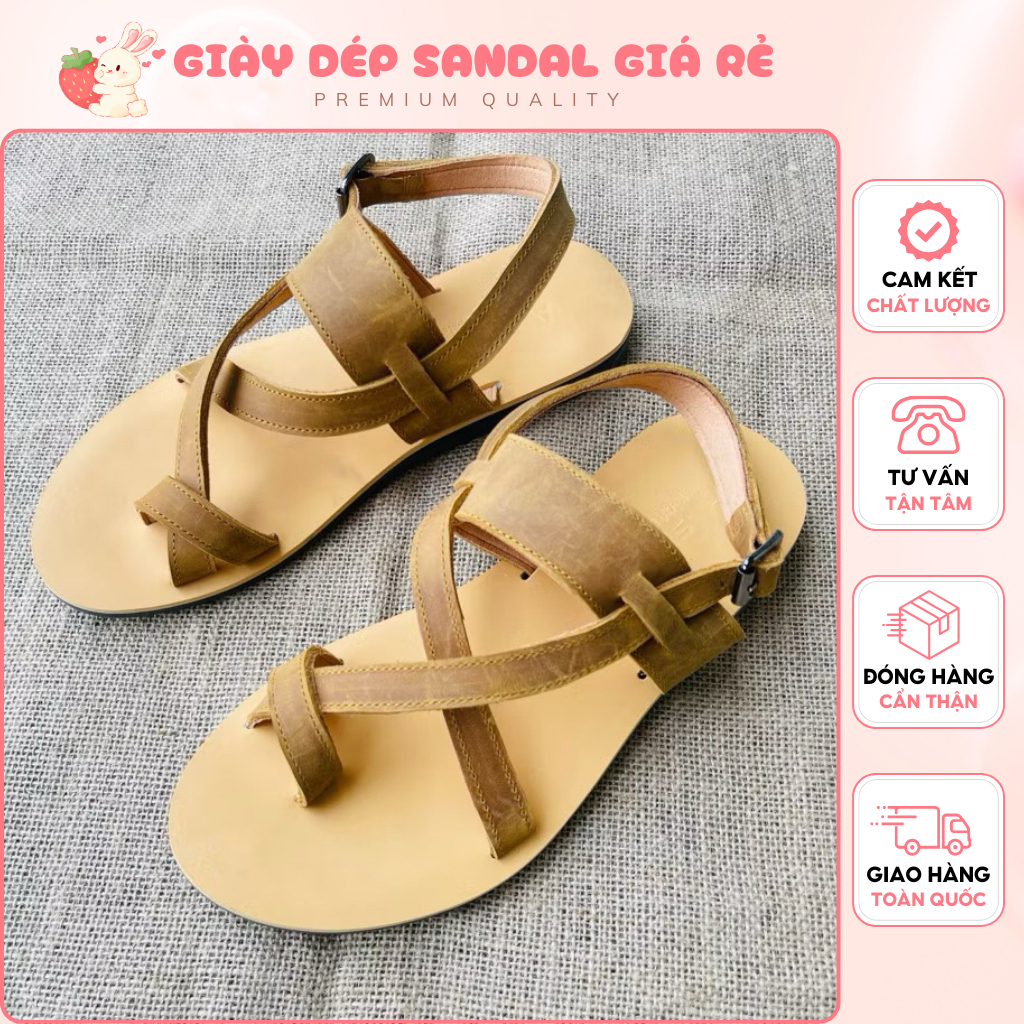 Giày Sandal Nam Nữ Đế Mềm Mại, Chống Trượt Được - Chịu Nước Thoải Mái, Dễ Dàng Làm Sạch Size 35-45