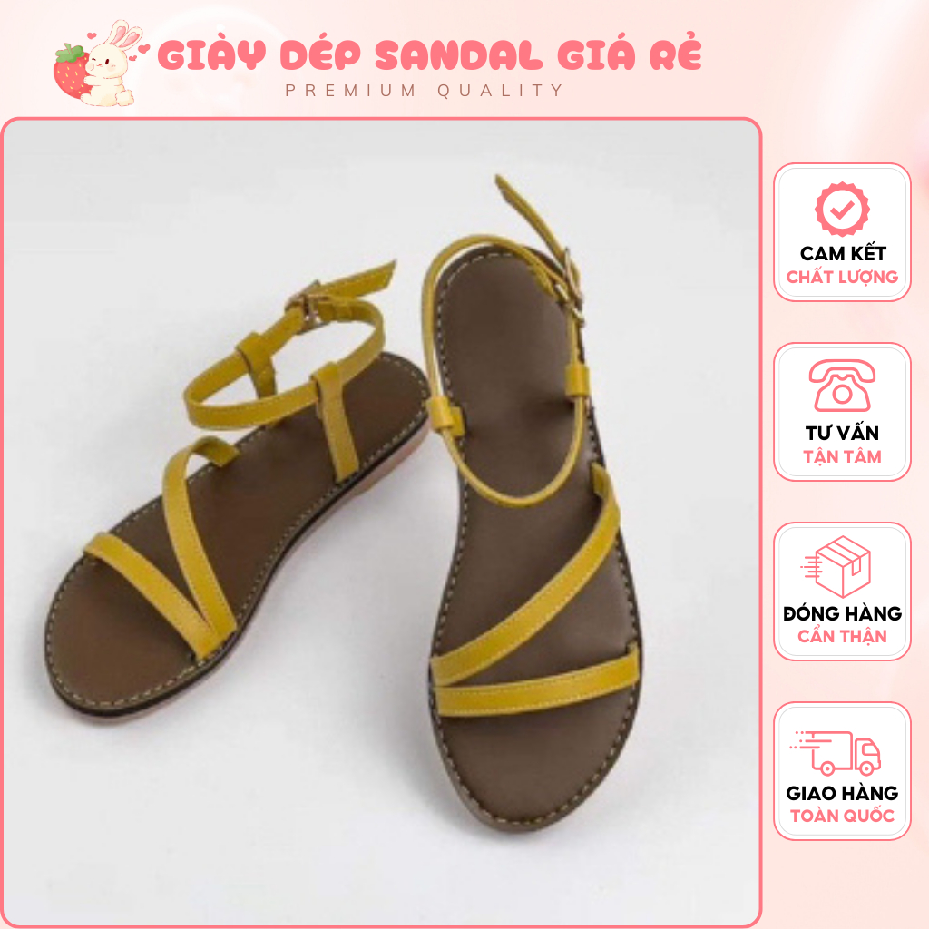 Sandanl Nữ Quai Mảnh Đẹp - Đi Nhẹ, Cực Kỳ Êm Chân - Đế Mềm Mại, Chống Trượt Được Đủ Size 25-40