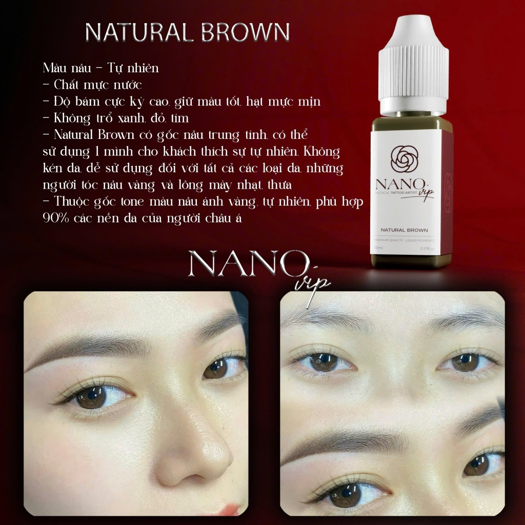 Mực Vip NANO Khánh Ly chuyên xăm môi mày_NANO Nguyễn khánh ki_mực phun xăm
