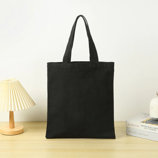 Túi tote, Túi vải bố canvas cotton trơn basic đeo vai đi học đi chơi thời trang hàn quốc đựng vừa A4 - tot196