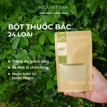 Bột Thuốc Bắc Tắm Trắng Đắp Mặt Nạ Làm Sạch Thiên Nhiên NẾP LÀNG VIỆT NAM Rửa Mặt Thảo Dược 24 Vị
