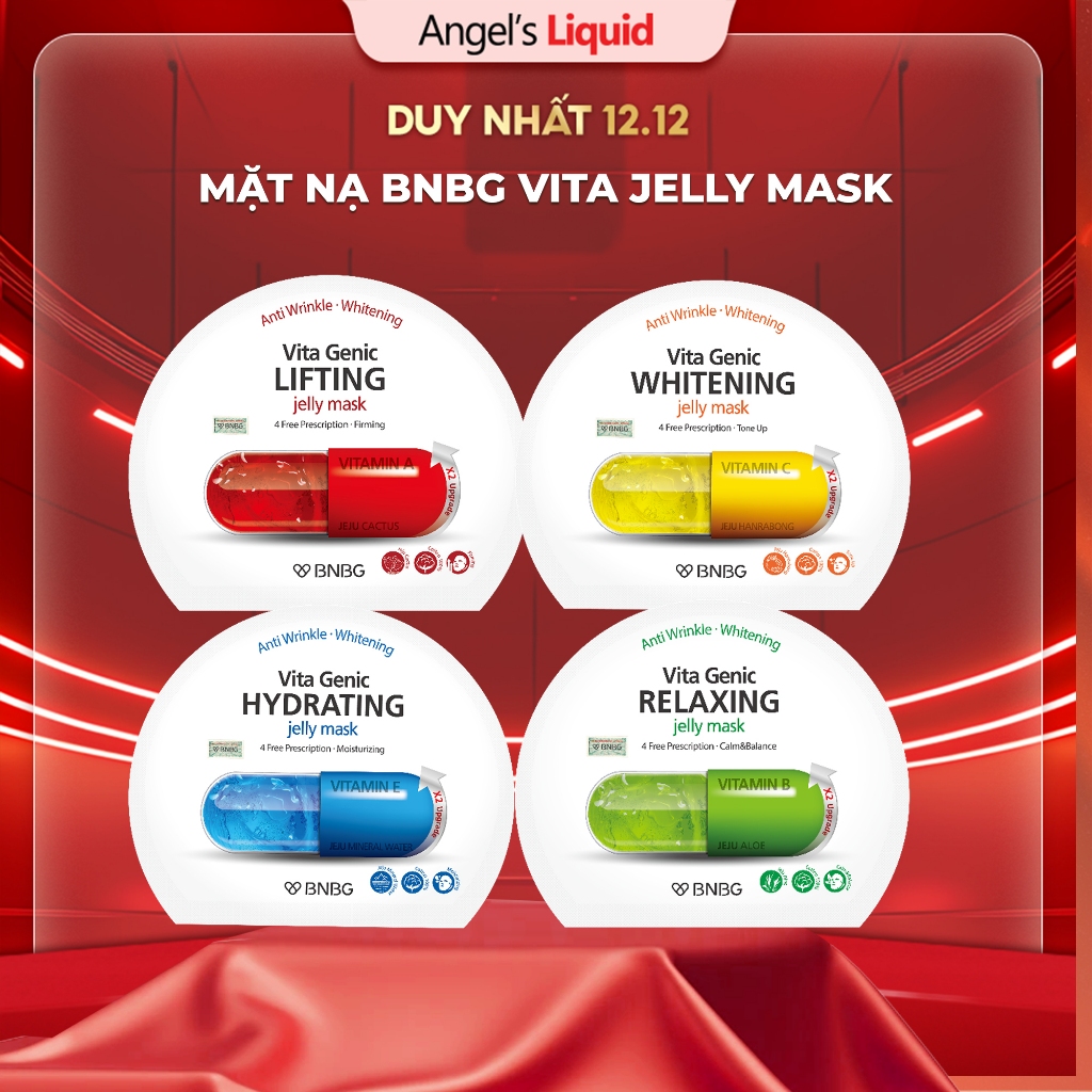 Ảnh Mặt Nạ Dưỡng Da Toàn Diện BNBG Vita Genic JELLY Mask 30ml 1