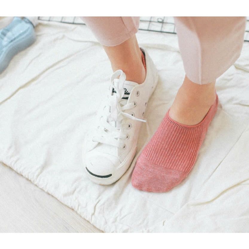 Vớ Tất cotton Nữ cổ thấp 9 màu phong cách trẻ trung và năng động.