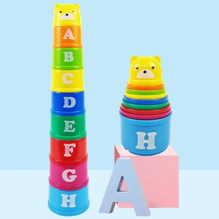 Đồ Chơi Cốc Gấu Xếp Hình 8 Tầng, Bộ Đồ Chơi Cốc Gấu Xếp Lên Nhau Giúp Bé Phát Triển Trí Tuệ Tăng Khả Năng Vận Động 89092