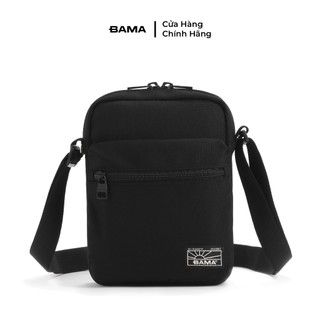 Túi đeo chéo mini nam nữ BAMA New Basic Shoulder Bag NB201 chống nước nhiều ngăn vải canvas đi chơi đi cafe