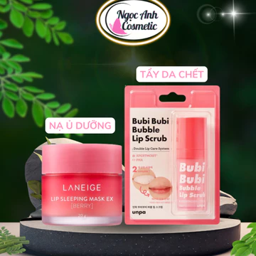 Mặt Nạ Ngủ Cho Môi Laneige Lip Sleeping Mask 20g/ Tẩy da chết môi Bubi/Son dưỡng