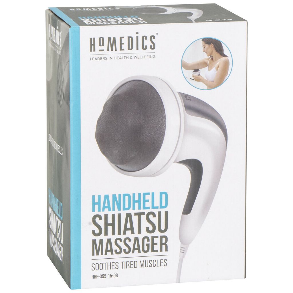 Máy massage cầm tay toàn thân Shiatsu 3D Homedics HHP-355-15-GB