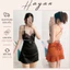 HT81 Váy ngủ sexy ren ngực cổ yếm hở lưng gợi cảm, đầm ngủ lụa mặc nhà quyến rũ HT81