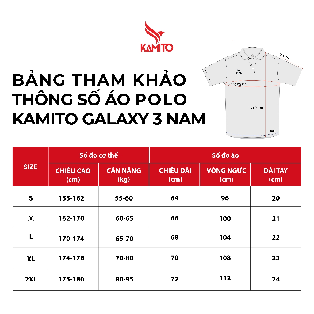 Ảnh Áo polo nam Kamito Galaxy 3 1