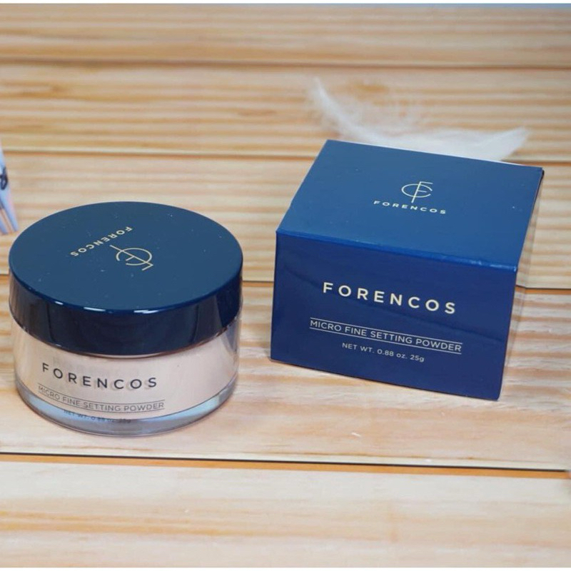 Phấn phủ bột Forencos Micro Setting Powder, siêu thấm hút dầu.