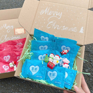 Túi Mù Giáng Sinh Hộp Qùa 10/20 Cái Tượng Mini Noel Mô Hình Trang Trí Decor Lucky Box Cute Timo