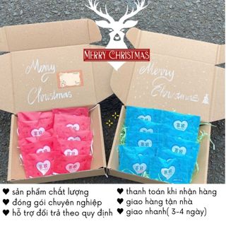Túi Mù Giáng Sinh Hộp Qùa 10/20 Cái Tượng Mini Noel Mô Hình Trang Trí Decor Lucky Box Cute Timo