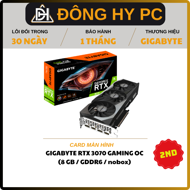 Gigabyte Nvidia Geforce Rtx 3070 Gb VGA Card Màn Hình Gigabyte