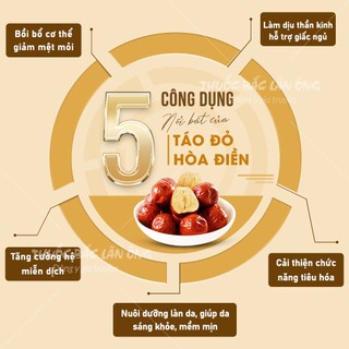 Táo đỏ Tân Cương 1kg, táo đỏ Hòa Điền vip 60-70 quả/kg, thịt chắc, dẻo thơm, pha trà, chưng yến