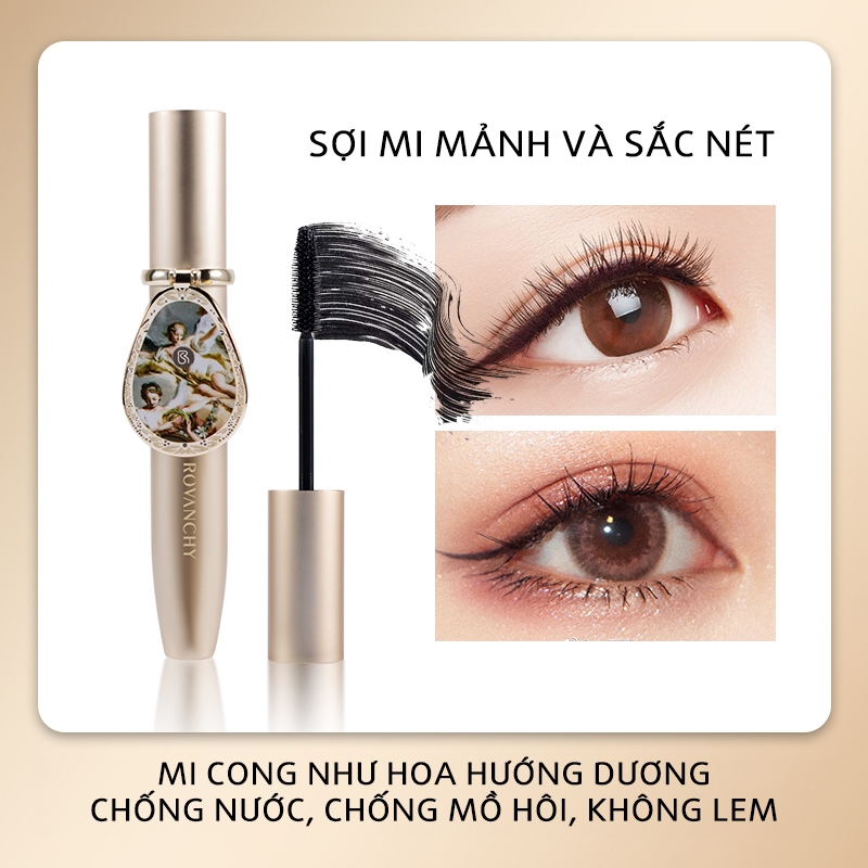 Mascara R531 ROVANCHY Angel - Kéo dài mi tự nhiên, không lem, chống nước hiệu quả